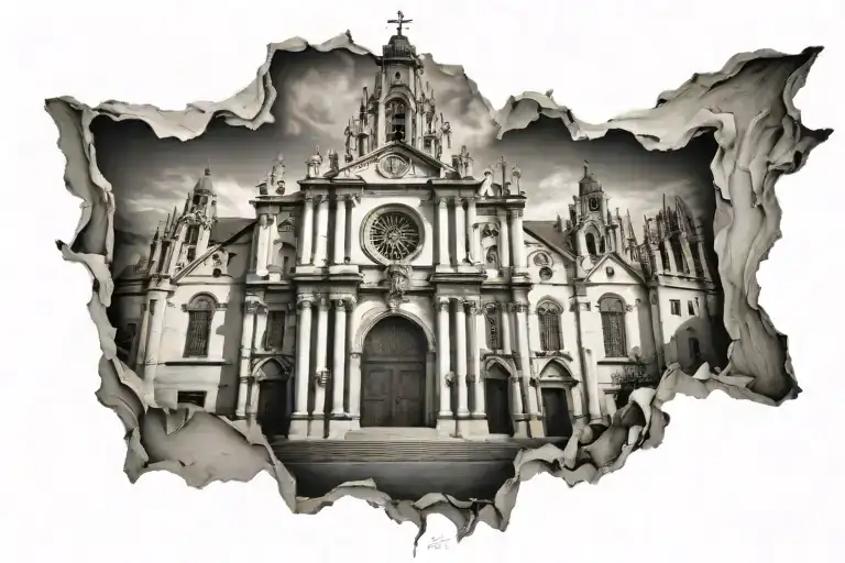 Catedral Com Jesus Christ