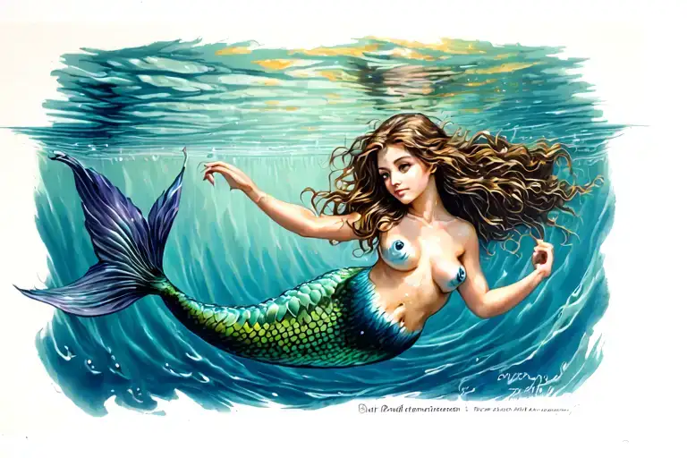 Mermaid Swimming