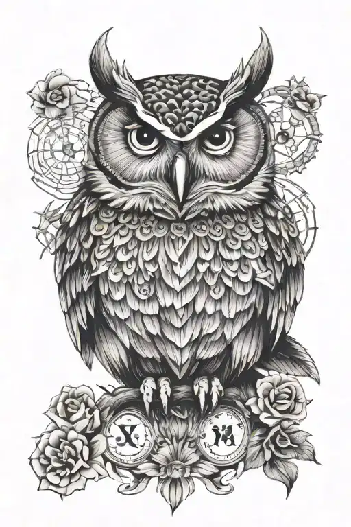 Owl With Zodiac Signs Libra Scorpio Cancer Gemini