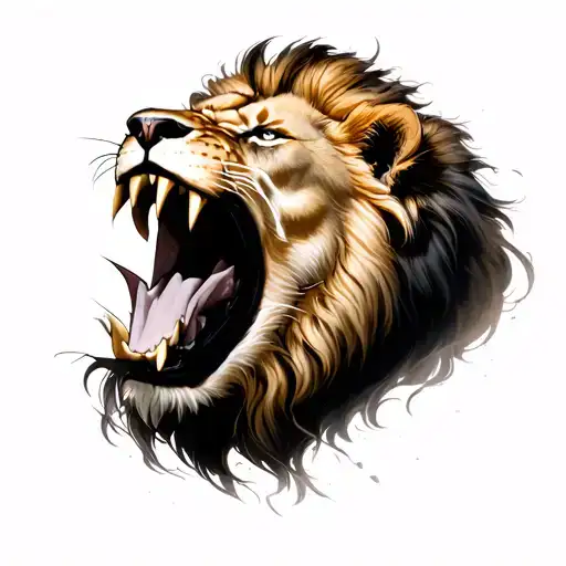 Lion Roaring
