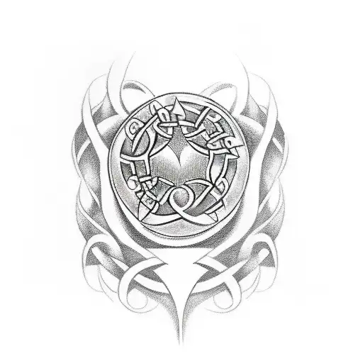 Celtic Kross And Lightning