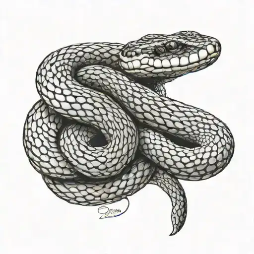 Snake Coiled