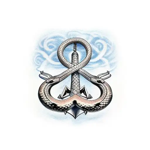 Snake And Anchor
