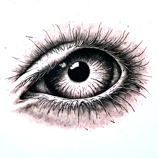 A Black Hole Merged With An Eye Inside