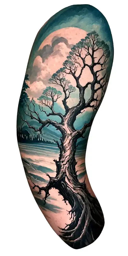 Tree With Each Branch Representing