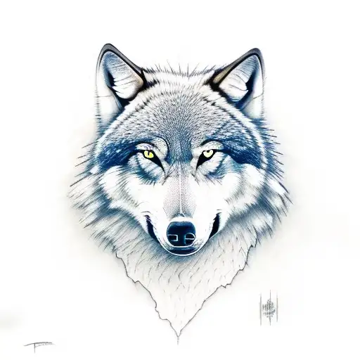 Screaming Wolf At Night