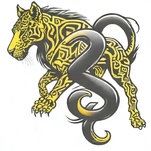 Sigma Male Symbol Yellow