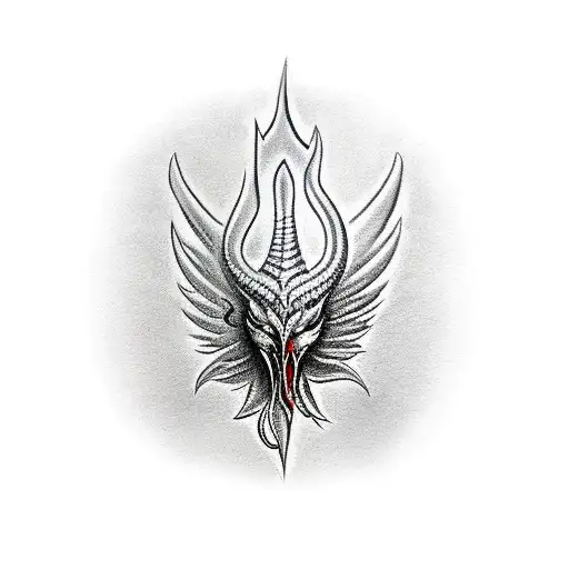 Trishul With Phoenix