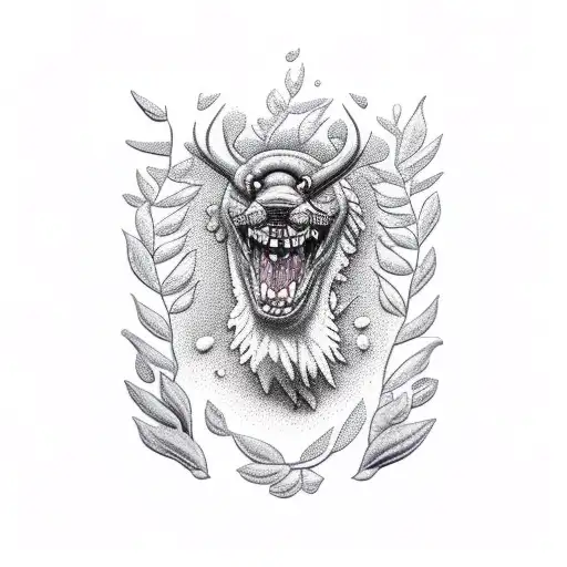 Running Man In Nature