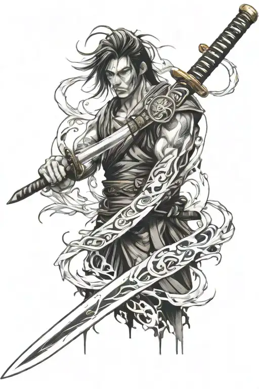 Katana Blade Wrapped