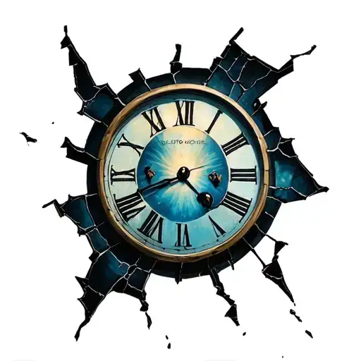Cracked Clock