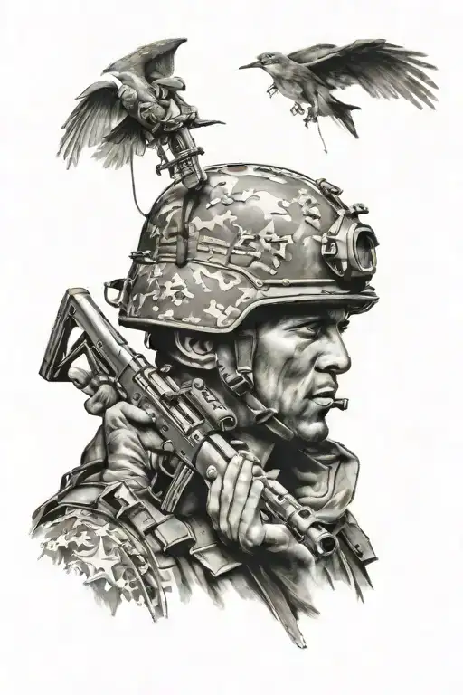 Soldier And Military