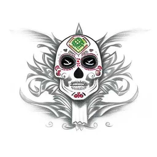 Aztec Day Of The Dead Luchador