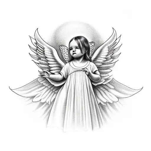 Small Angel With A Needl