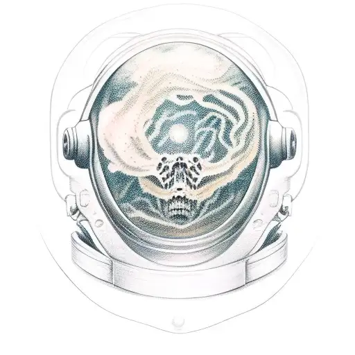 Fine Line Astronaut Full Body