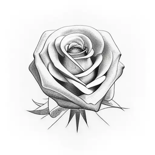 Dove Hourglass Cross Rose