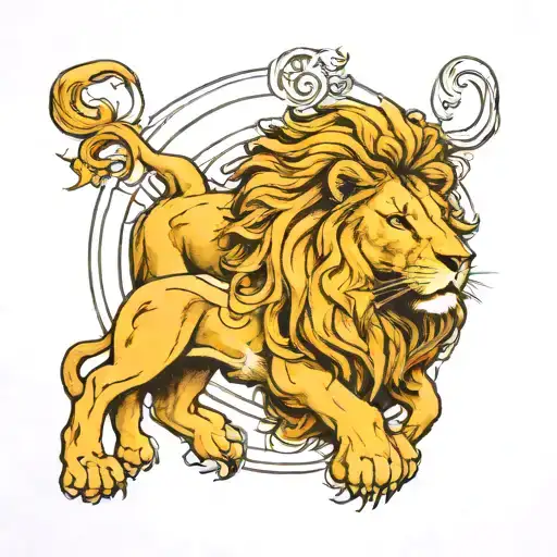 Lion And Aries Zodiac Sign