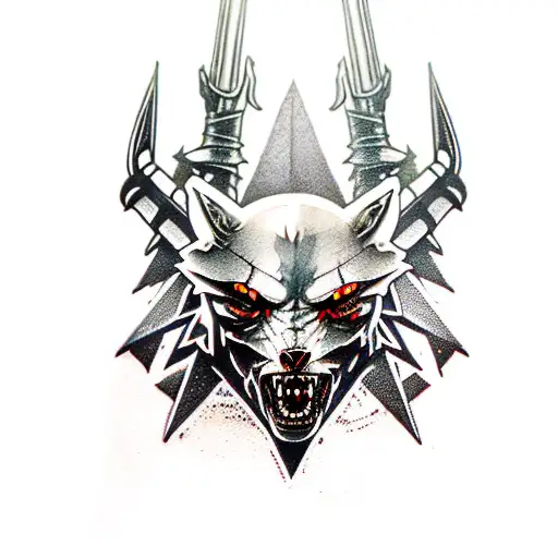 The Witcher With Black Sword