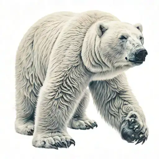 Polar Bear With A Pibe