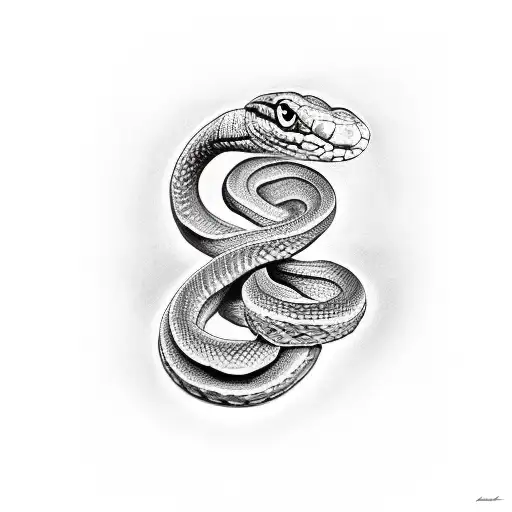 Snake Full Hand And Neck