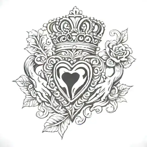 Claddagh Ring Surrounded