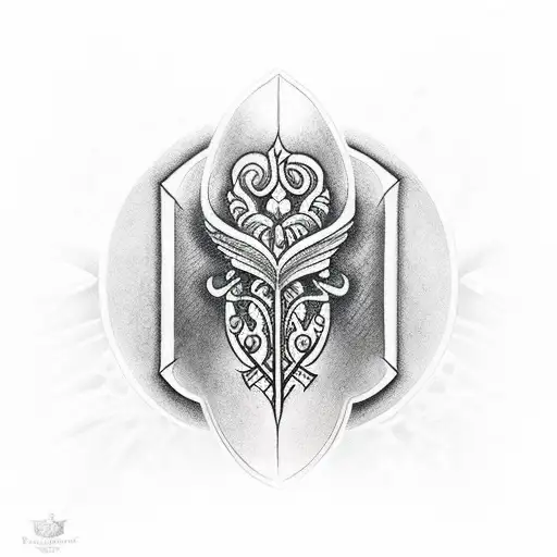 Dagger With Scripture On It