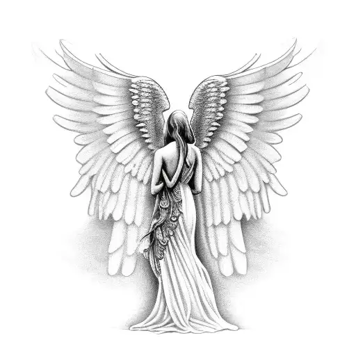 Angel With Wings Clipped