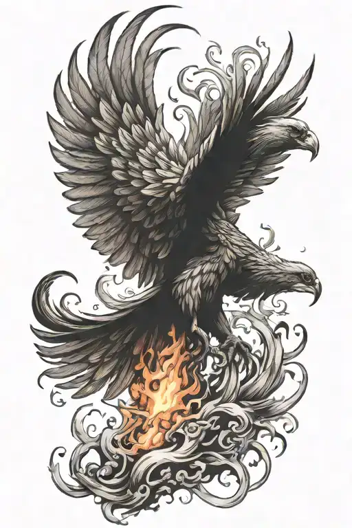 Phoenix On Fire Rising