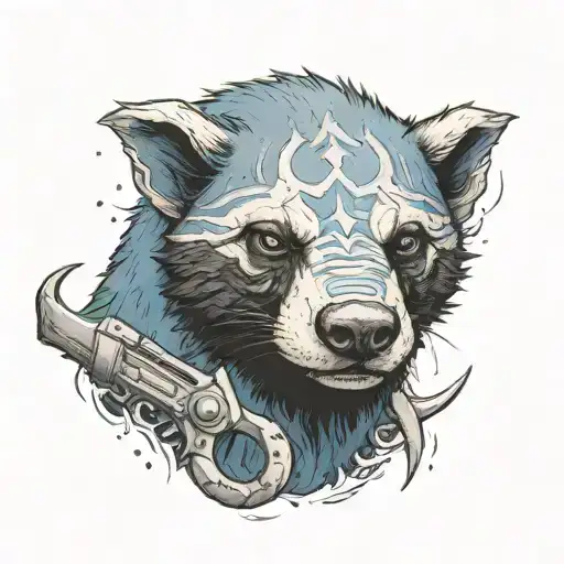 Warhammer 40K Universe Honey Badger Ultramarine