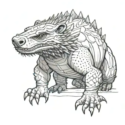 Warhammer 40K Universe Honey Badger Ultramarine Suit