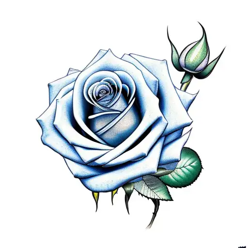 Light Blue And Yellow Hd Rose