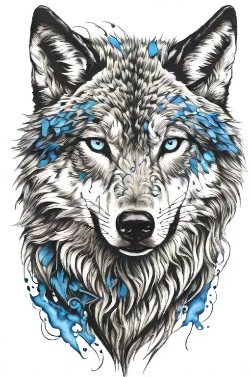 Wolf Blue Eyes