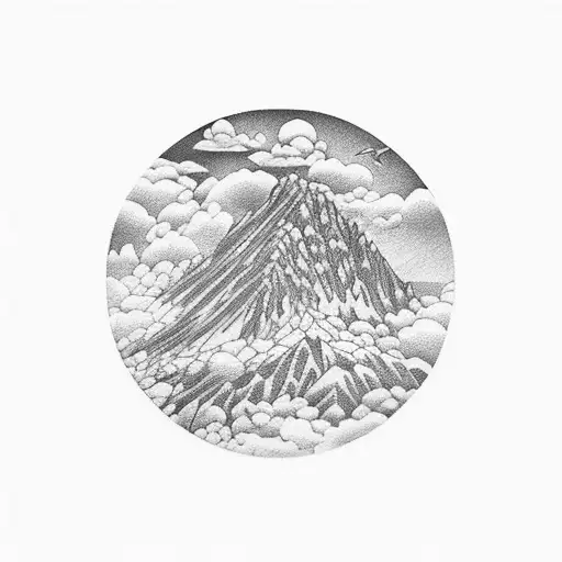 Black Mountain With Nature