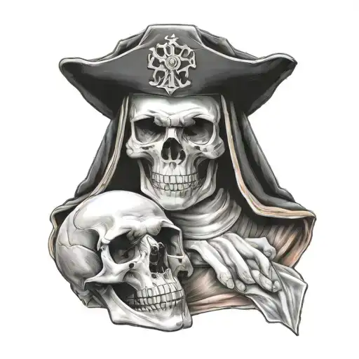 Skull And Nun