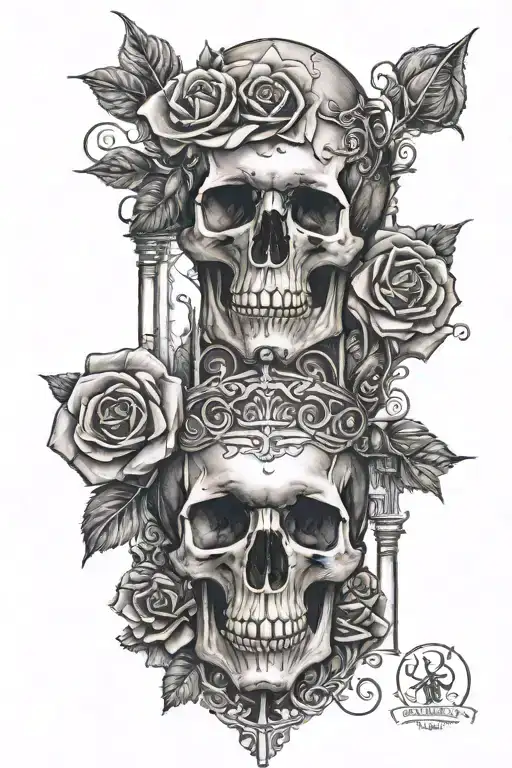 Skull Roses Tower