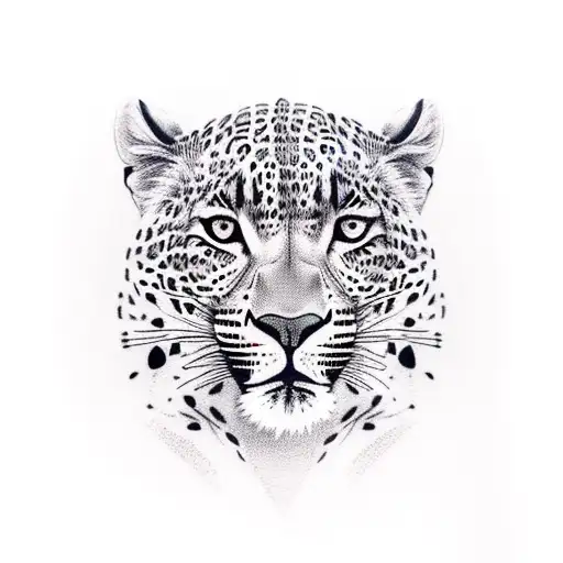 Leopard Up Close Surrounded By Forest