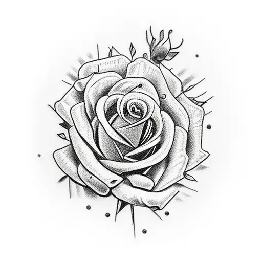 Lion Roses Clock And Cross