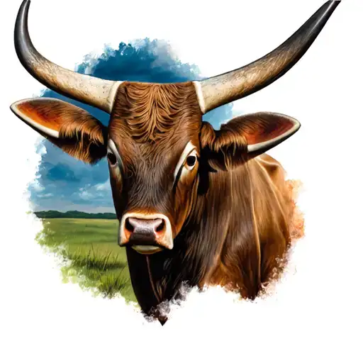 Texas Longhorn Realistic