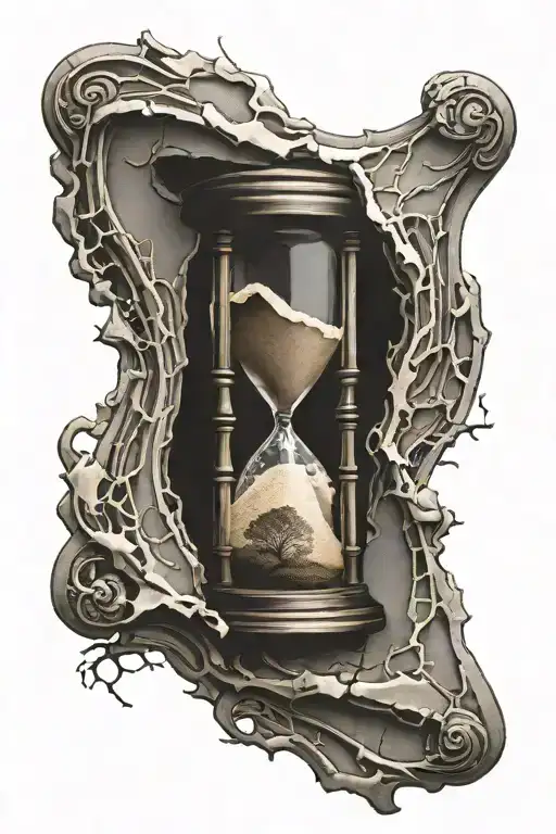 Cracked Hourglass