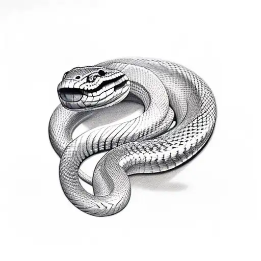 Cobra Snake In Shape Of Number 20
