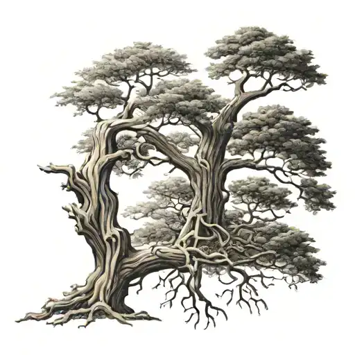 Family Tree 4W Crest Oak Tree
