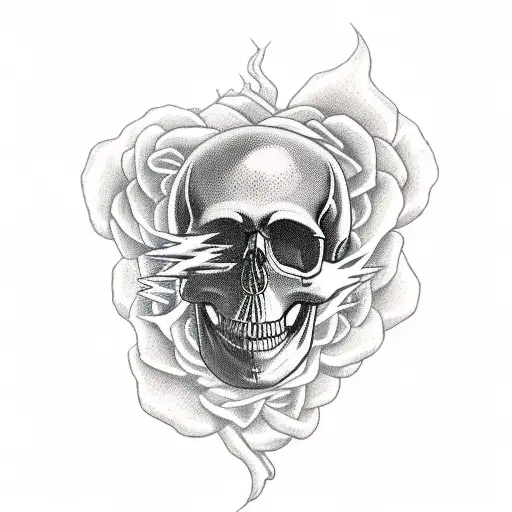 Skull And Lightning