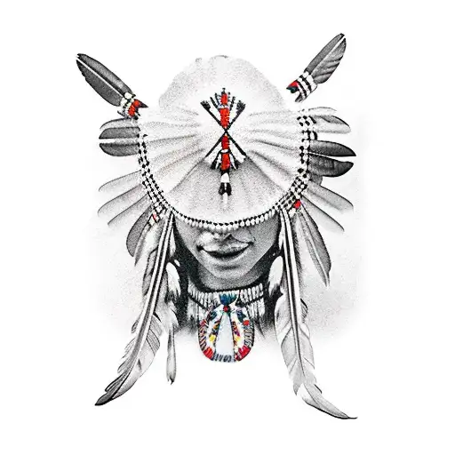 Beautiful Native American Woman