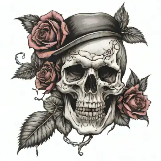 Skull And Roses