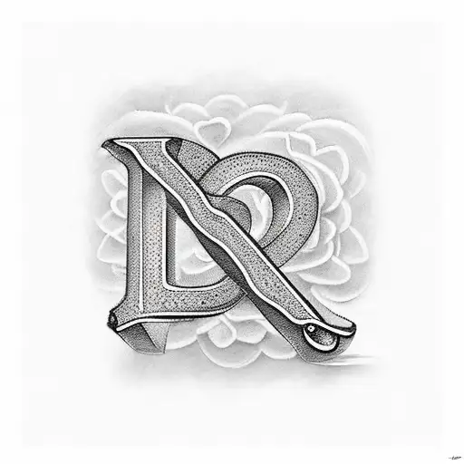 Love With Letters R And V