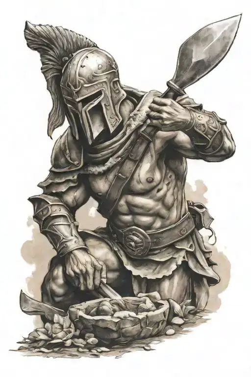 Spartan Holding Trowel Digging