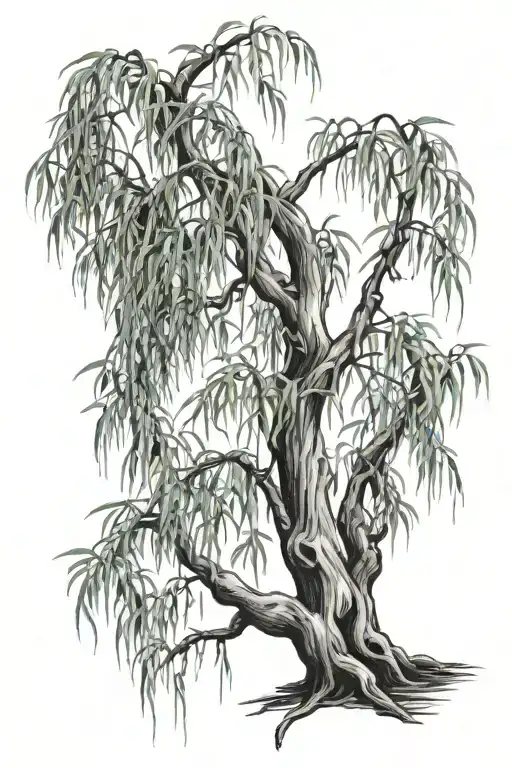 Weeping Willow Tree Branches