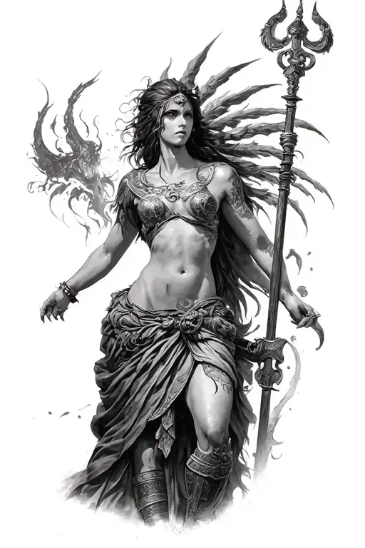 I Would Like A Greek Warrior Woman Who Survived A Fight In Black And White Hell