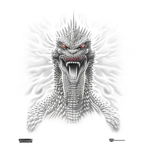 Shin Godzilla Breathing Atomic Breath