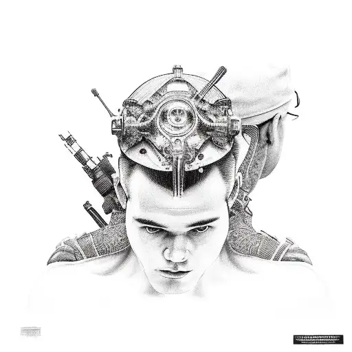 Boy On His Father Shoulders